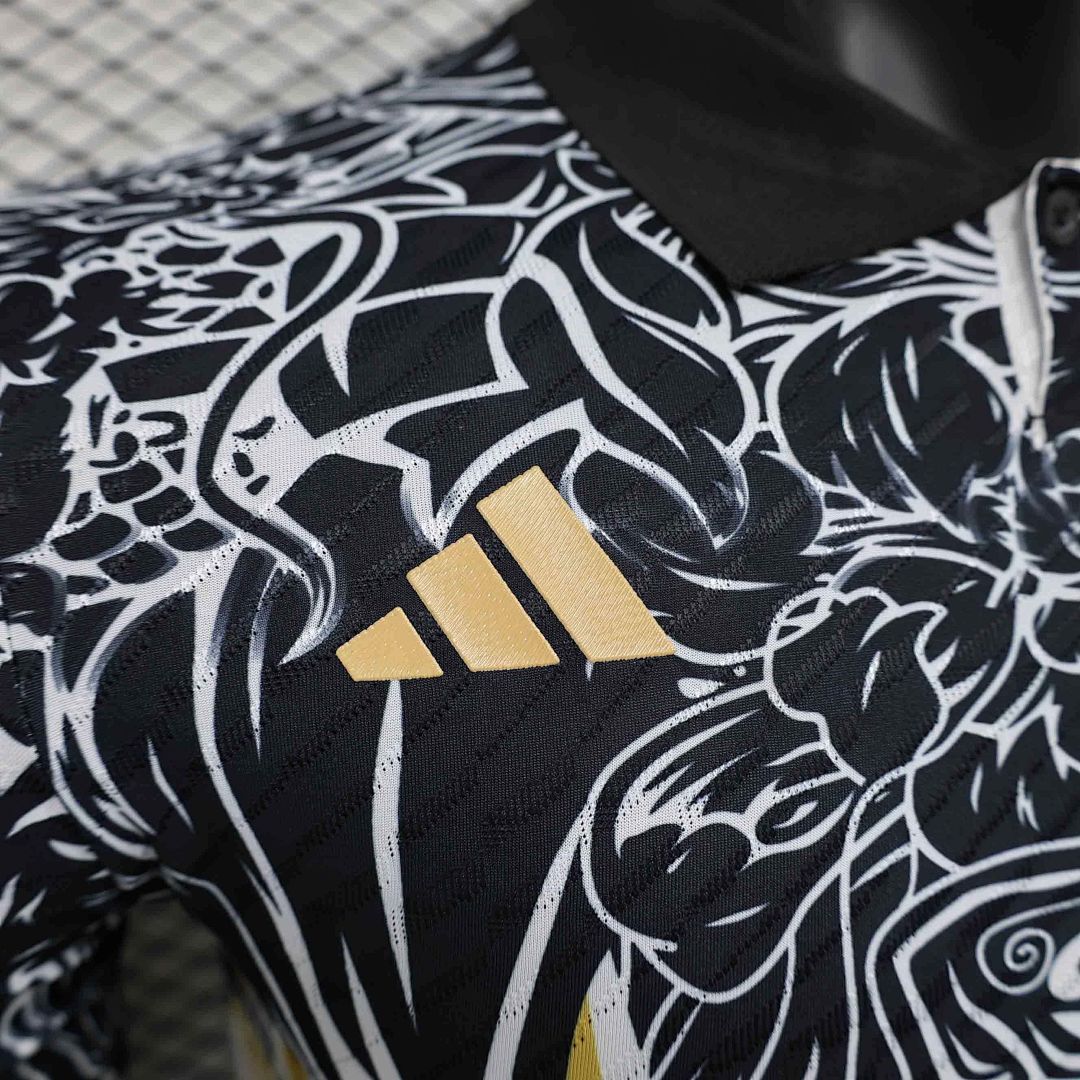 24-25 Real Madrid Black Dragon Special Edition Kit Player Version Shirt 2