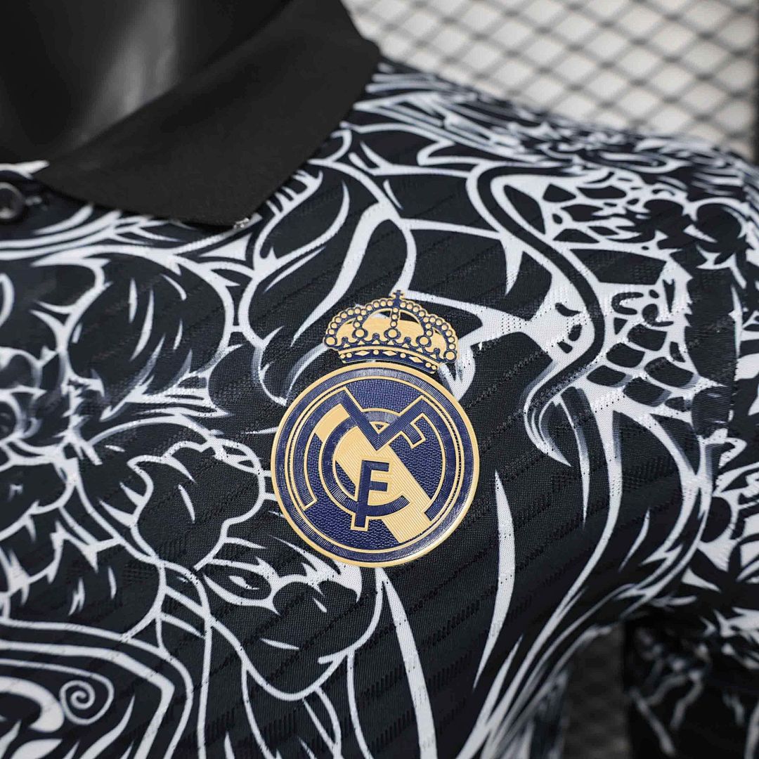 24-25 Real Madrid Black Dragon Special Edition Kit Player Version Shirt 5
