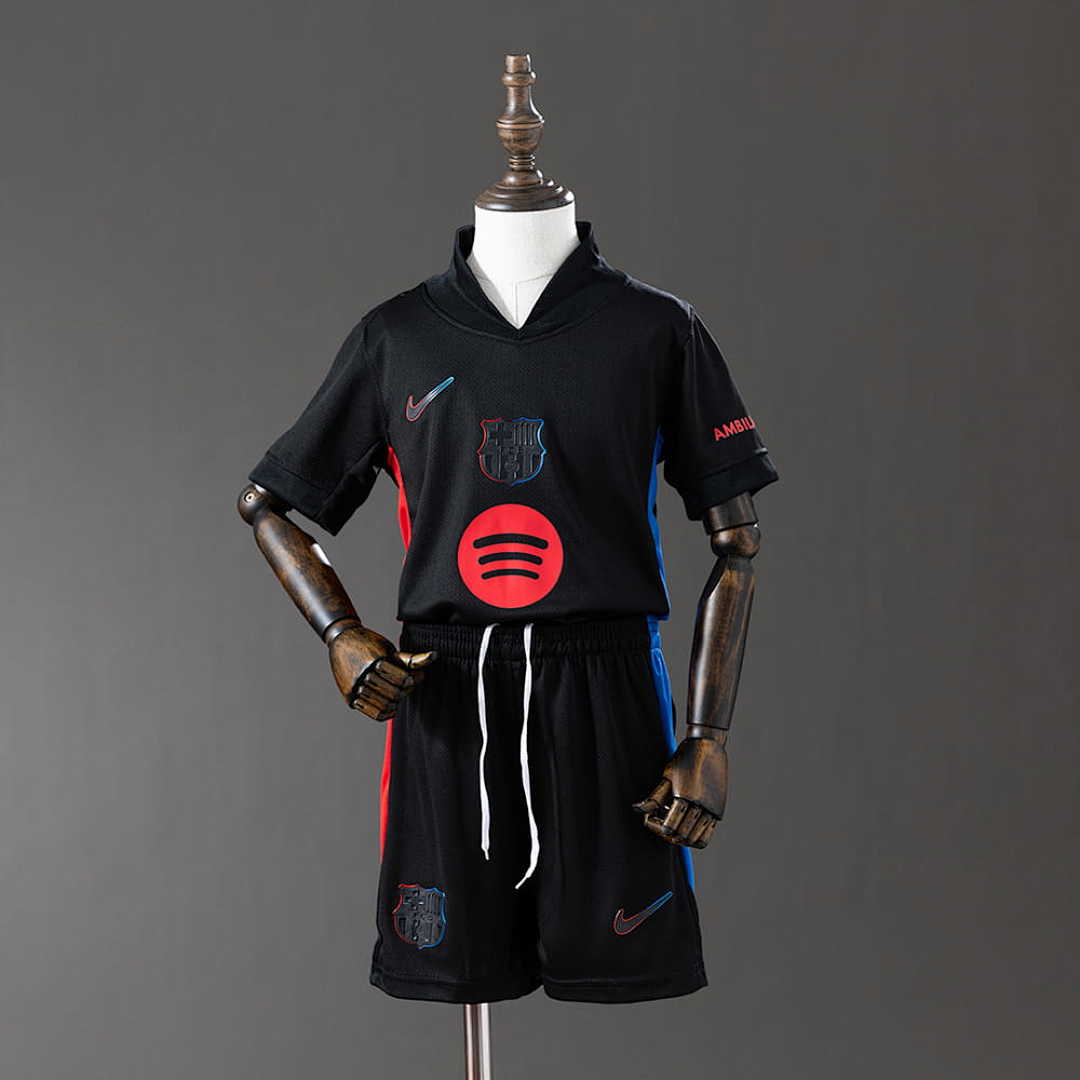 Barcelona 24_25 Away kids kit Jersey SZIE 16-28