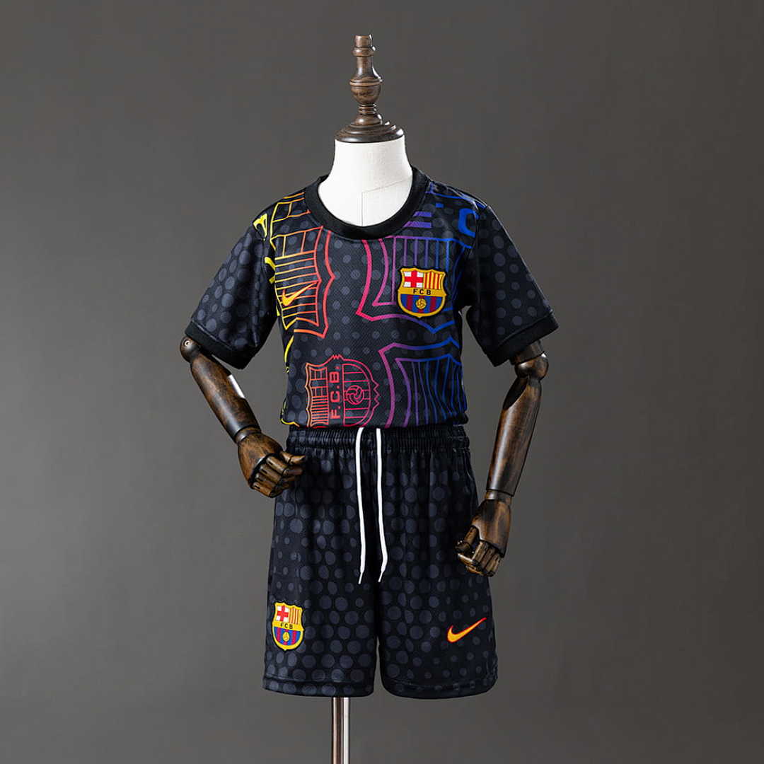 Barcelona 25_26 Training Kit Kids Jersey Size 16-28