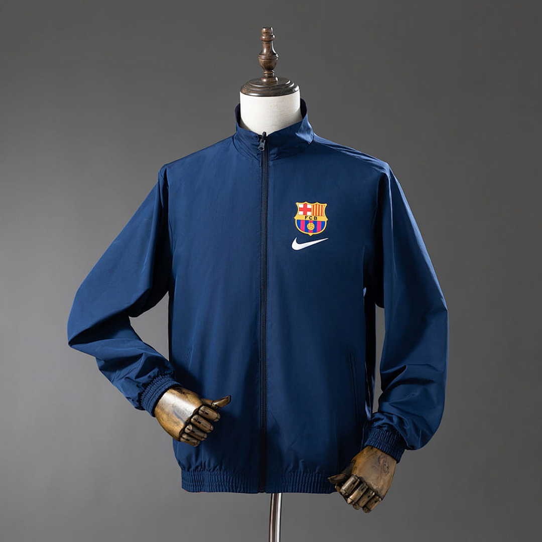 Barcelona Reversible Jacket Windbreaker - Red &amp; Navy S-XXL 2