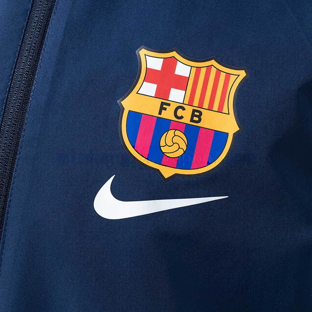 Barcelona Reversible Jacket Windbreaker - Red &amp; Navy S-XXL 4