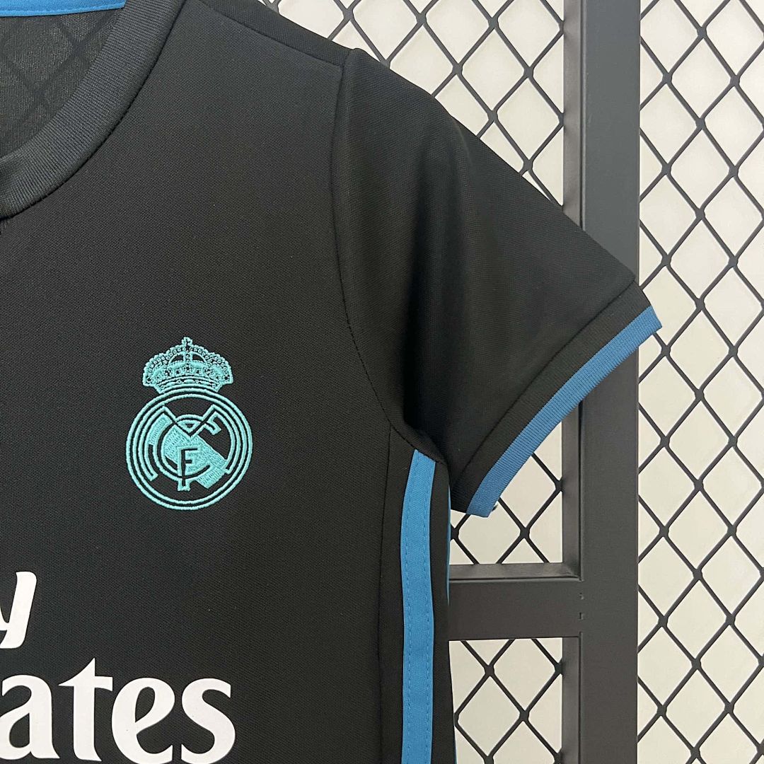 17-18 Real Madrid Away Retro Kid Kits Youth Apparels 9