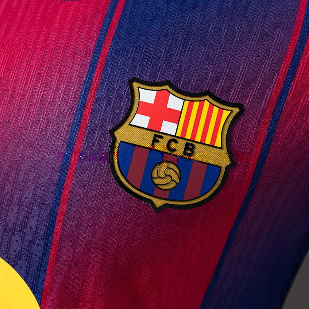 Barcelona 25_26 Home Long Sleeve Player Version Jersey S-3XL 5