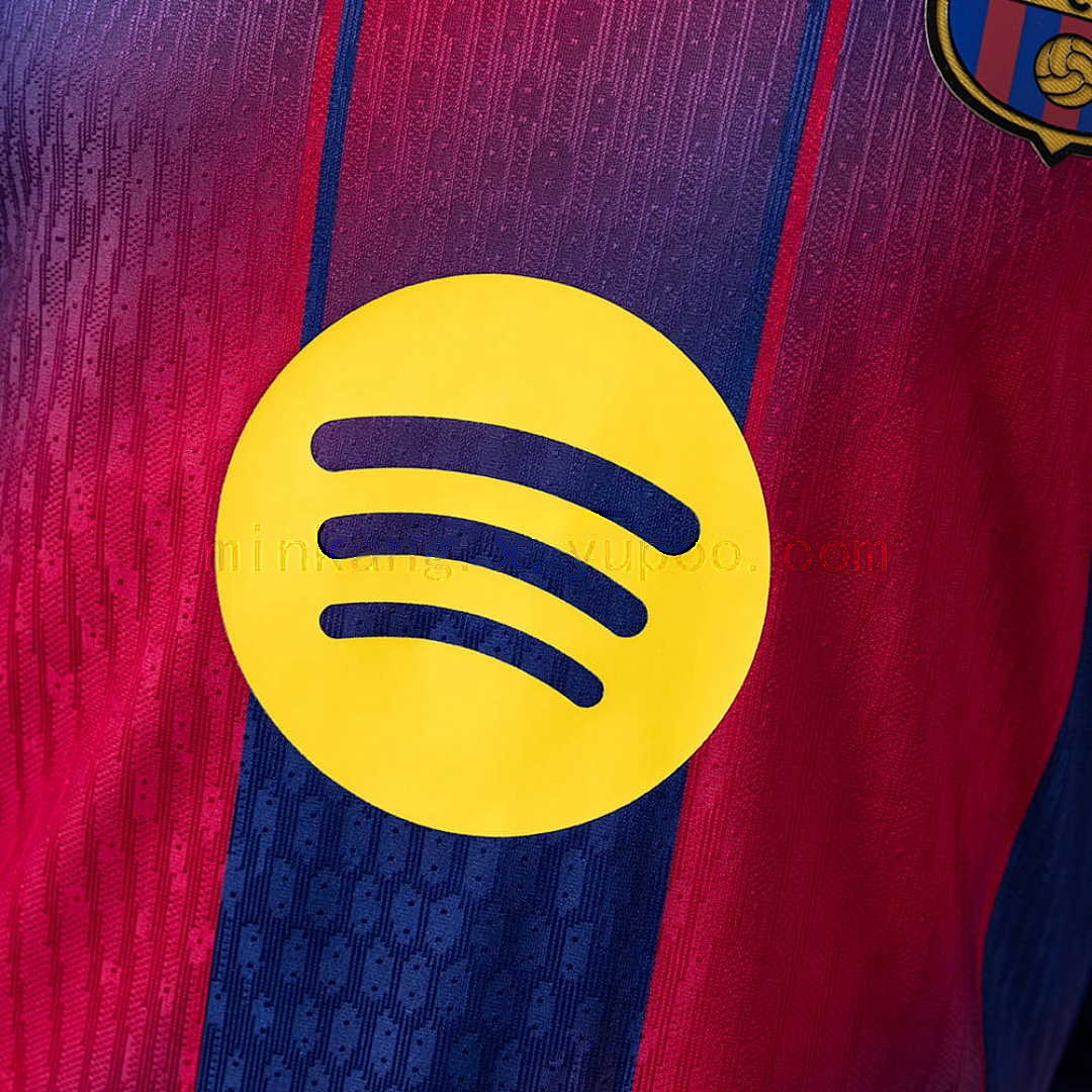 Barcelona 25_26 Home Long Sleeve Player Version Jersey S-3XL 6