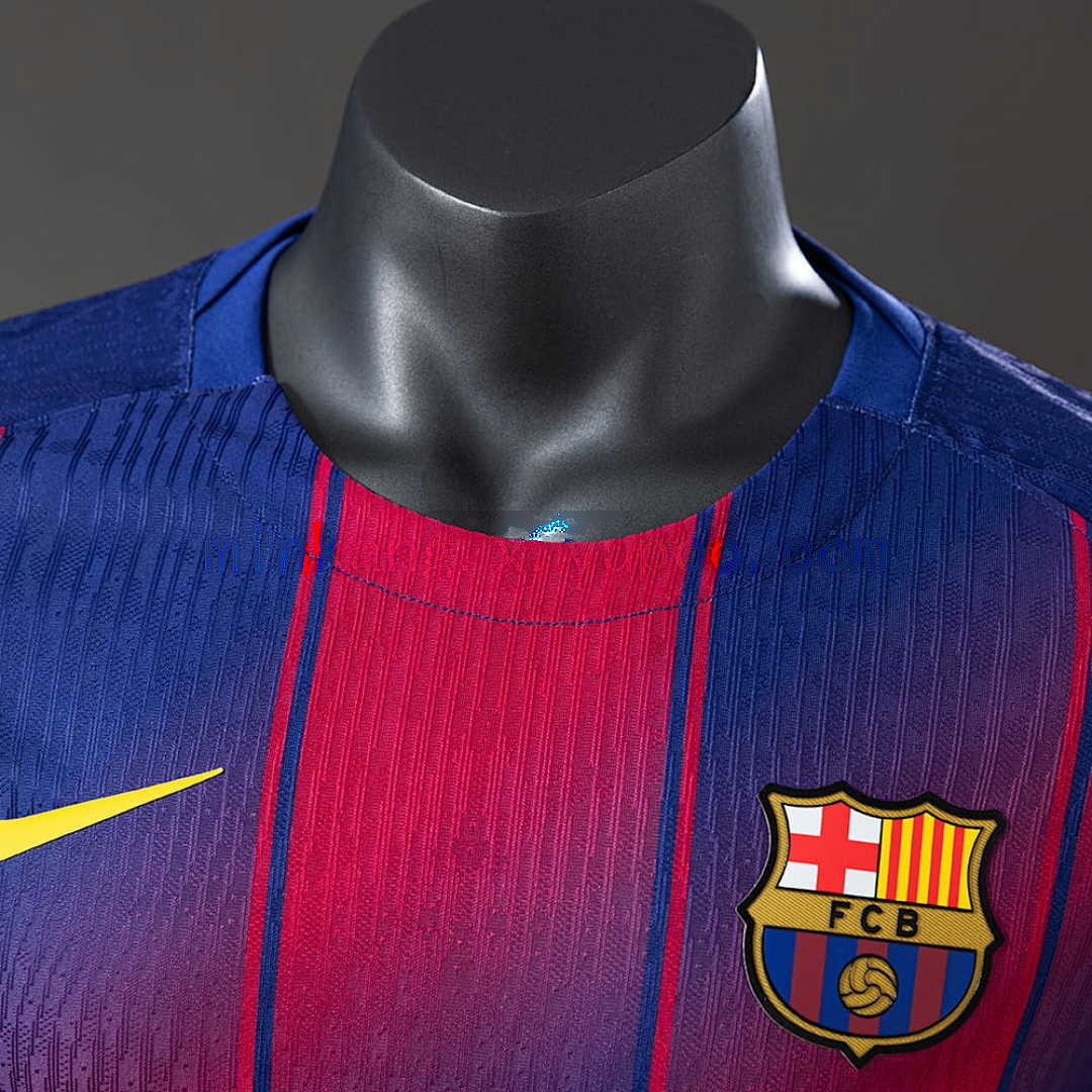 Barcelona 25_26 Home Long Sleeve Player Version Jersey S-3XL 7
