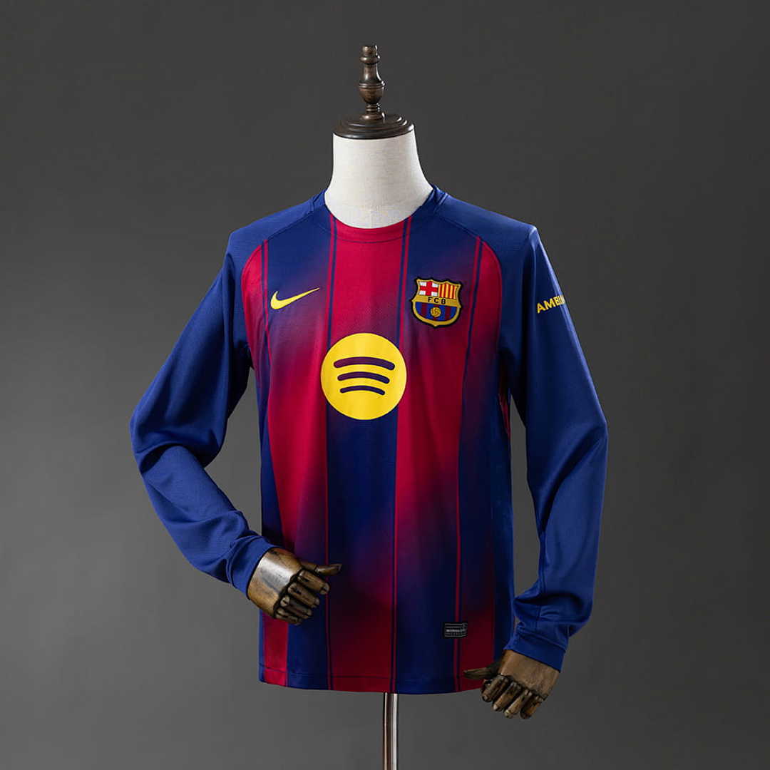 Barcelona 25_26 Home Long Sleeve Jersey S-4XL