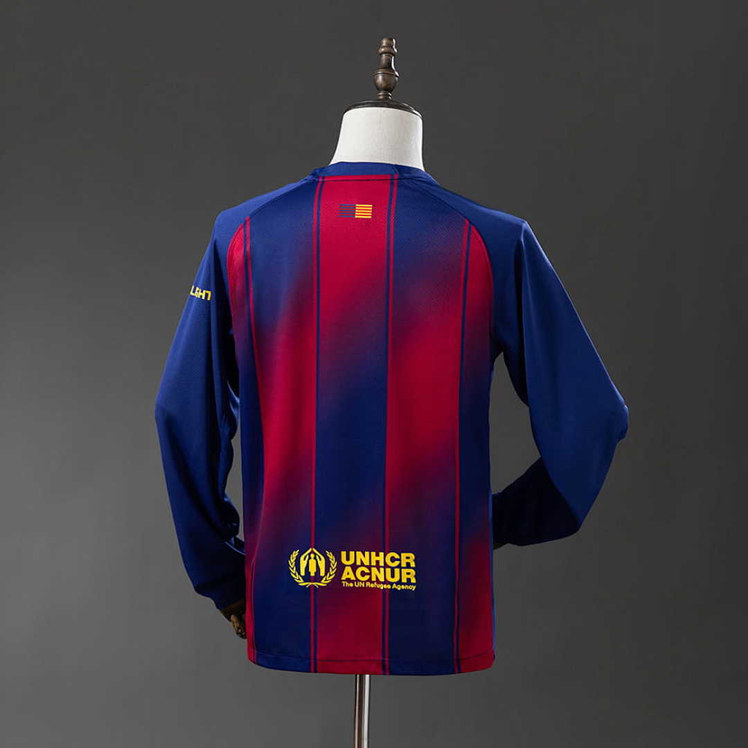 Barcelona 25_26 Home Long Sleeve Jersey S-4XL 8