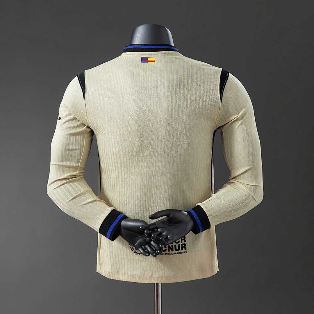 Barcelona 25_26 Player Version Away Long Sleeve Jersey S-3XL 8