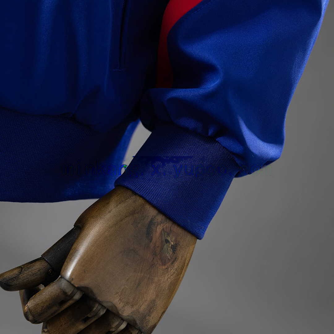 Barcelona Windbreaker - Deep Royal Blue &amp; Noble Red S-XXL 4
