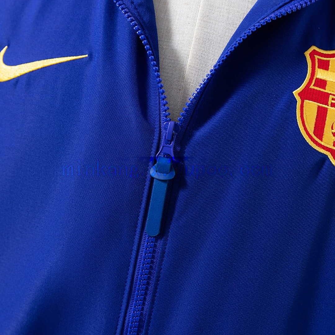 Barcelona Windbreaker - Deep Royal Blue &amp; Noble Red S-XXL 5