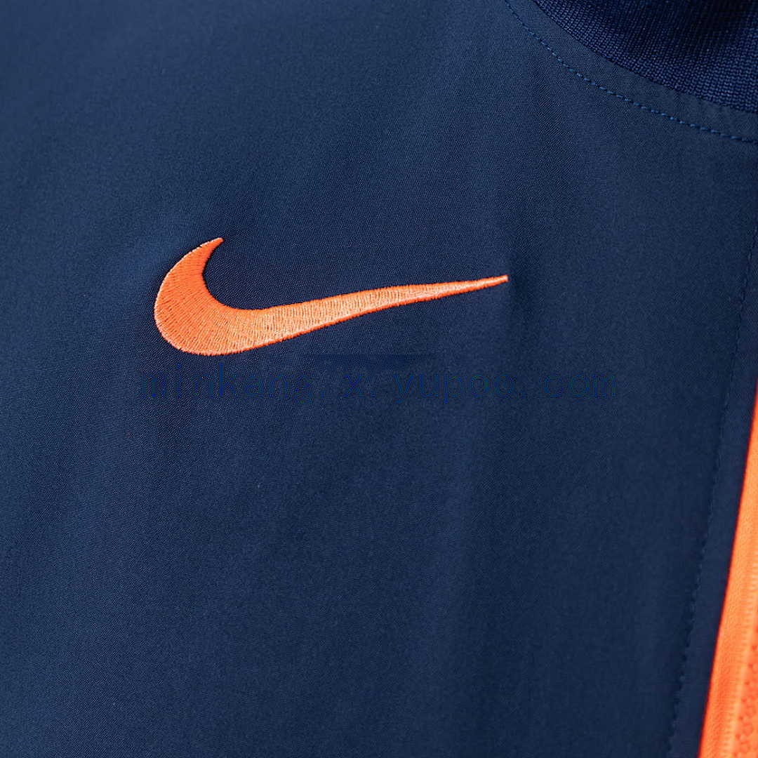 Barcelona Windbreaker - Navy Blue &amp; Orange S-XXL 6