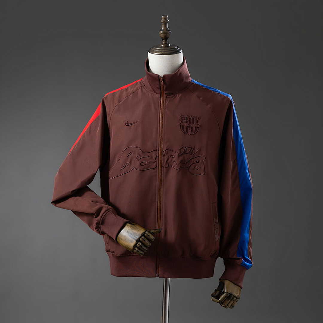 Barcelona x Travis Scott Windbreaker - Brown S-XXL