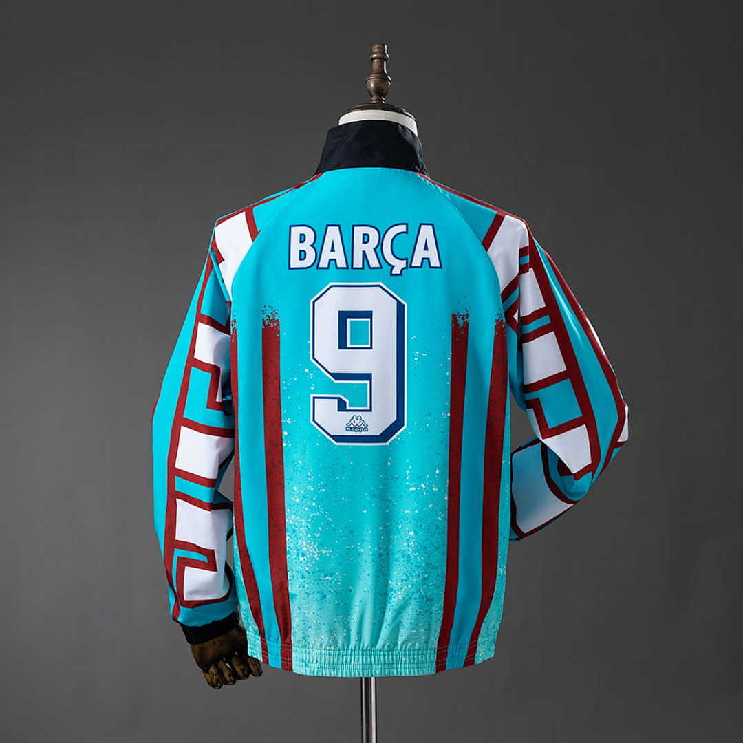 Barcelona Retro Windbreaker #9 S-XXL 2