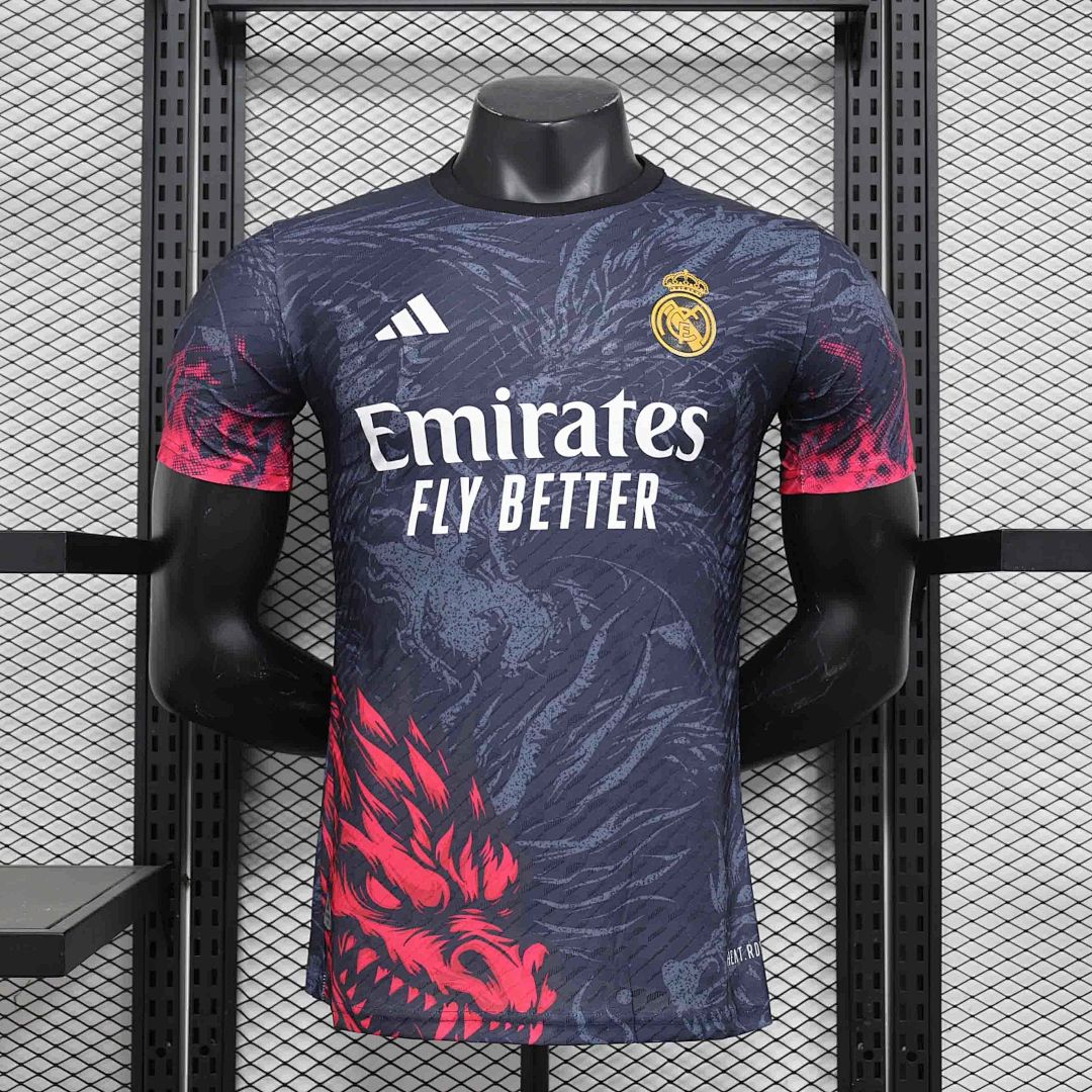 24-25 Real Madrid Red Dragon Special Edition Kit Player Version Shirt