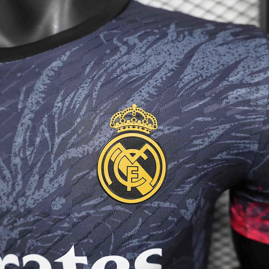 24-25 Real Madrid Red Dragon Special Edition Kit Player Version Shirt 3