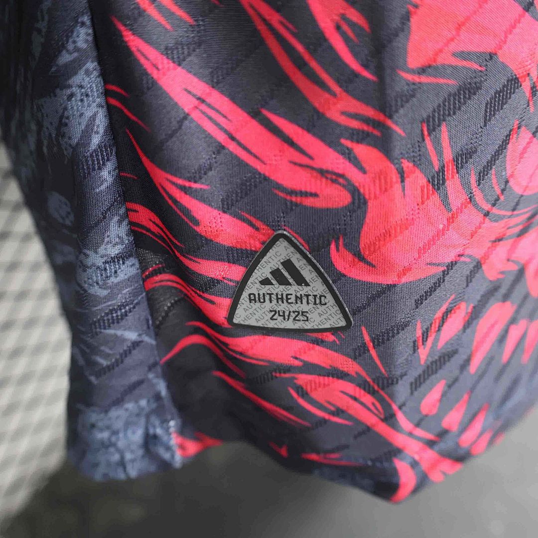 24-25 Real Madrid Red Dragon Special Edition Kit Player Version Shirt 4