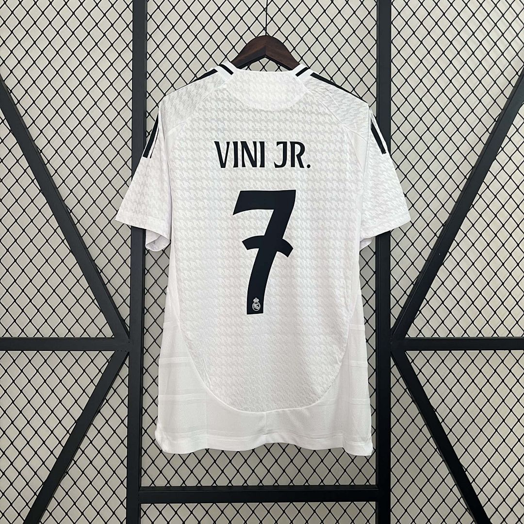 24-25 Real Madrid Home Kit With All Kind of Badges 27