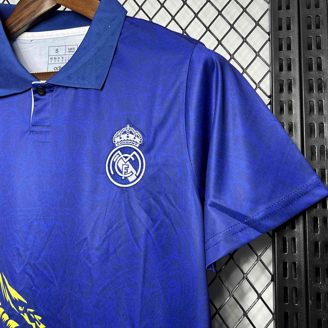 24-25 Real Madrid Dragon Bluen Special Edition Kit Soccer Uniform 5