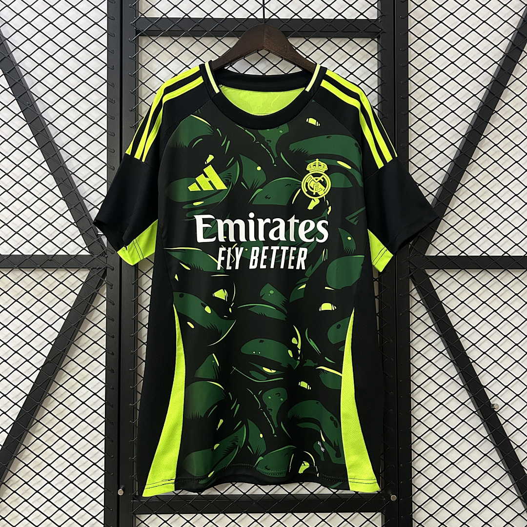 24_25 Real Madrid Green and black special edition Jersey S-4XL