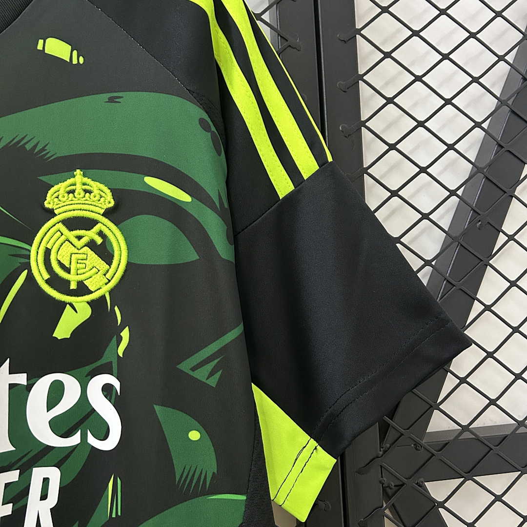 24_25 Real Madrid Green and black special edition Jersey S-4XL 4