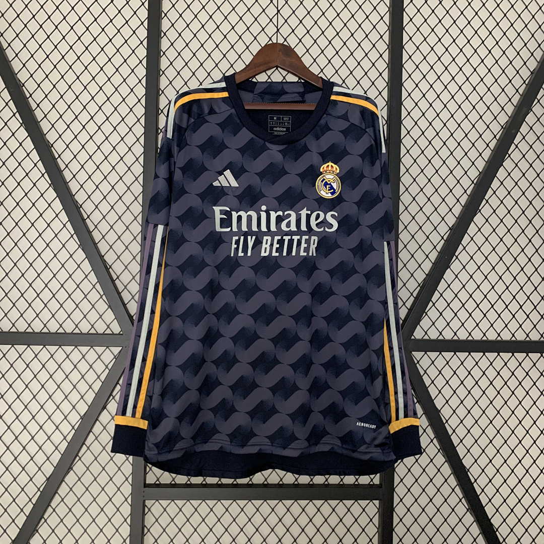 23_24 Long sleeve Real Madrid away S-3XL
