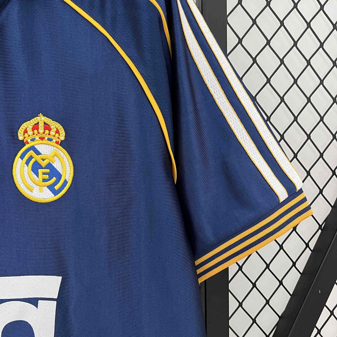 98-00 Real Madrid Third Retro Kit Soccer Uniform 2