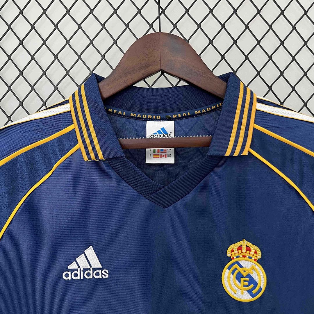 98-00 Real Madrid Third Retro Kit Soccer Uniform 4