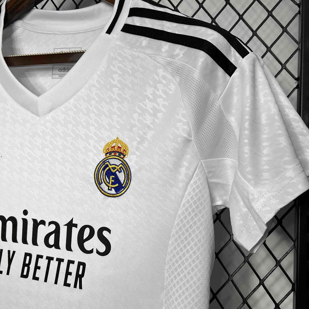24-25 Real Madrid Home Women Kit Football Uniform 3