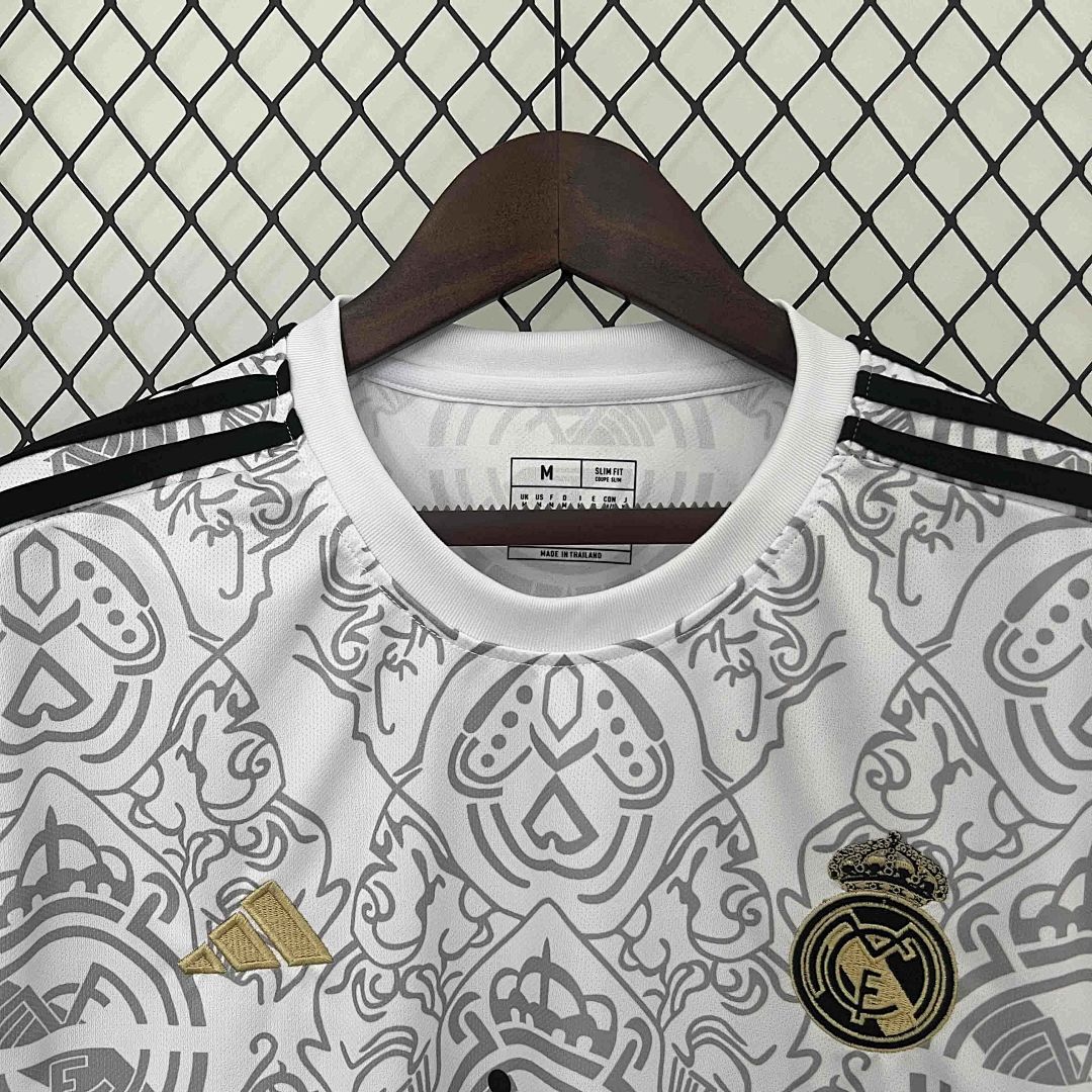 24-25 Real Madrid Multi-Color International White Kit 6