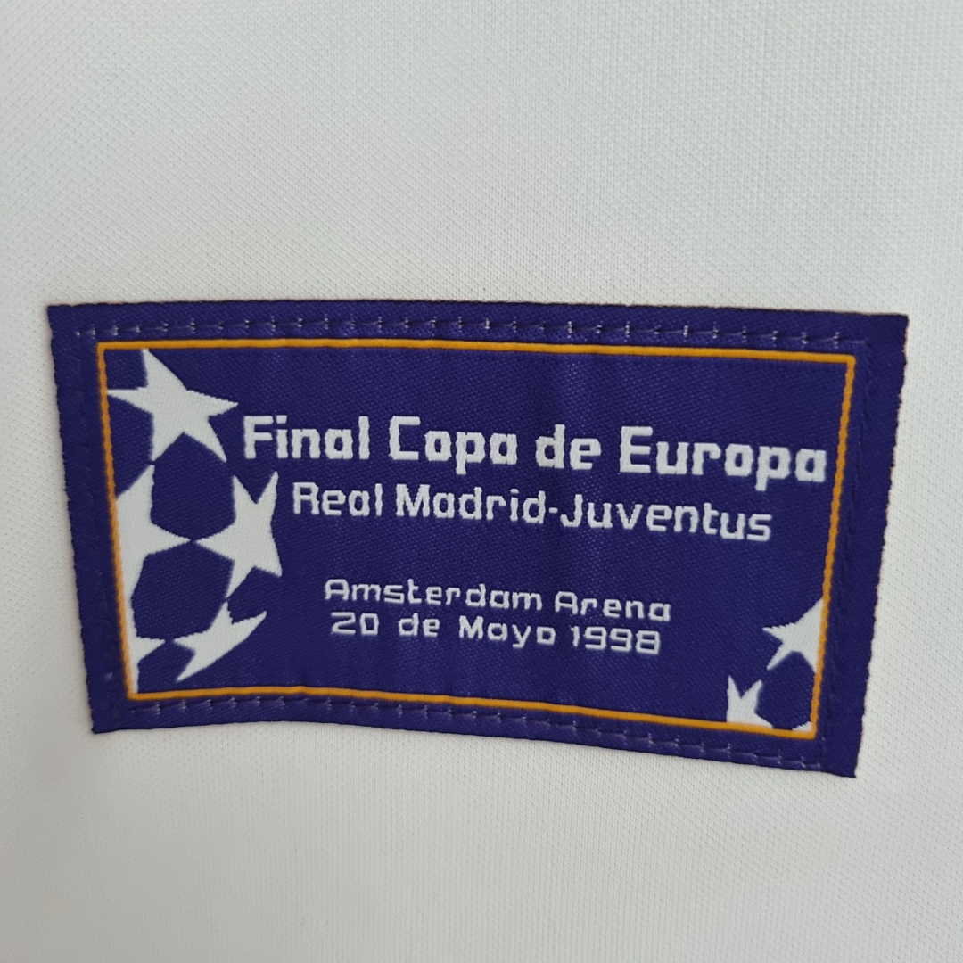 Retro 97-98 Real Madrid Champions League 7 Champions Commemorative Edition S-XXL 6