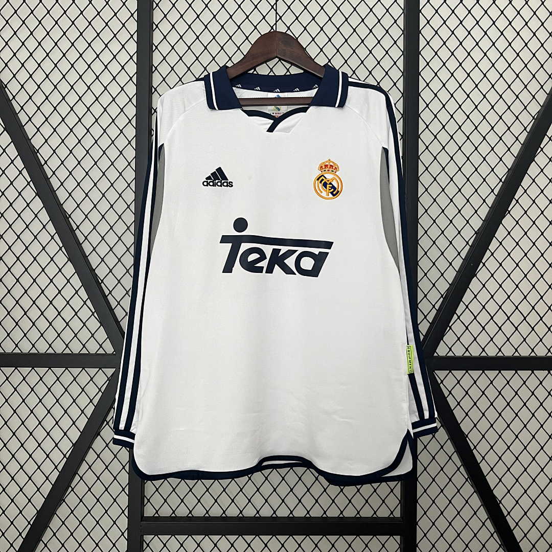Retro long sleeve Real Madrid 00_01 Home S-XXL
