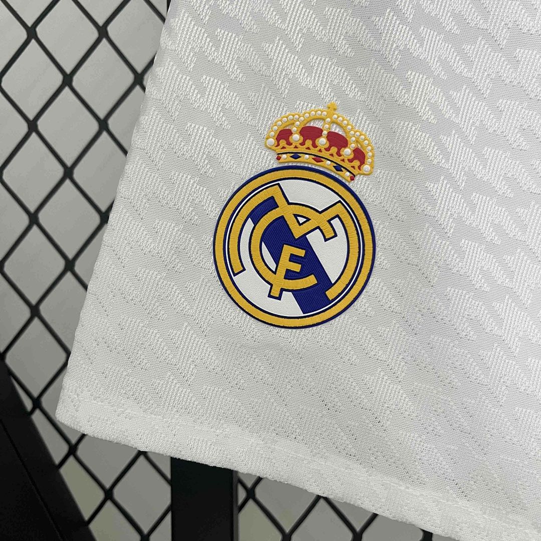 24-25 Real Madrid Home Player Version Shorts 4