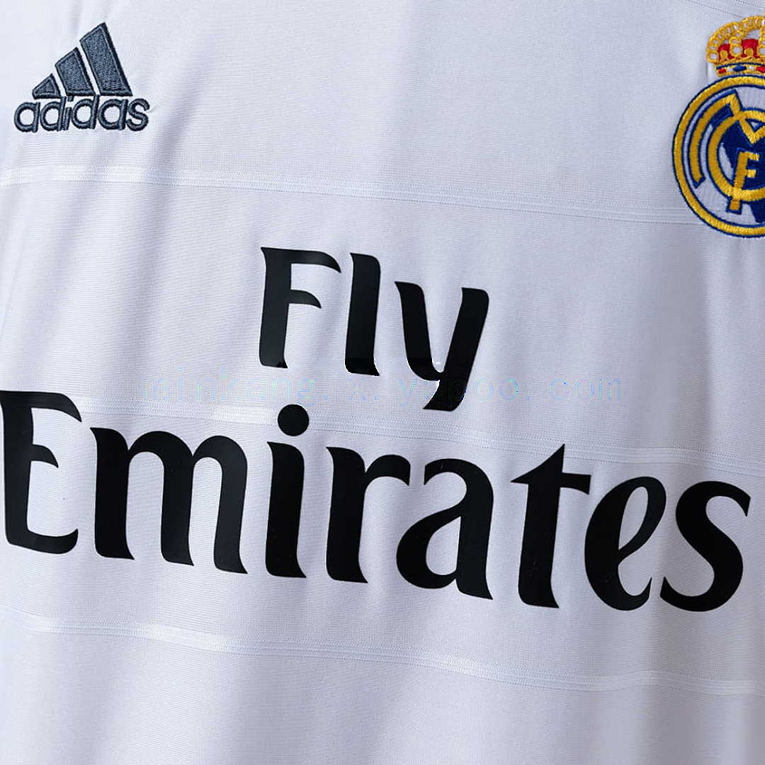 Retro Long Sleeve Real Madrid 13_14 Home S-XXL 6