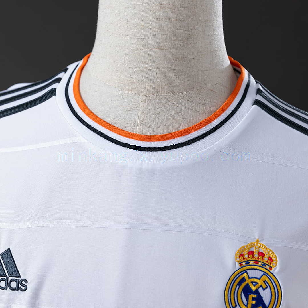 Retro Long Sleeve Real Madrid 13_14 Home S-XXL 7