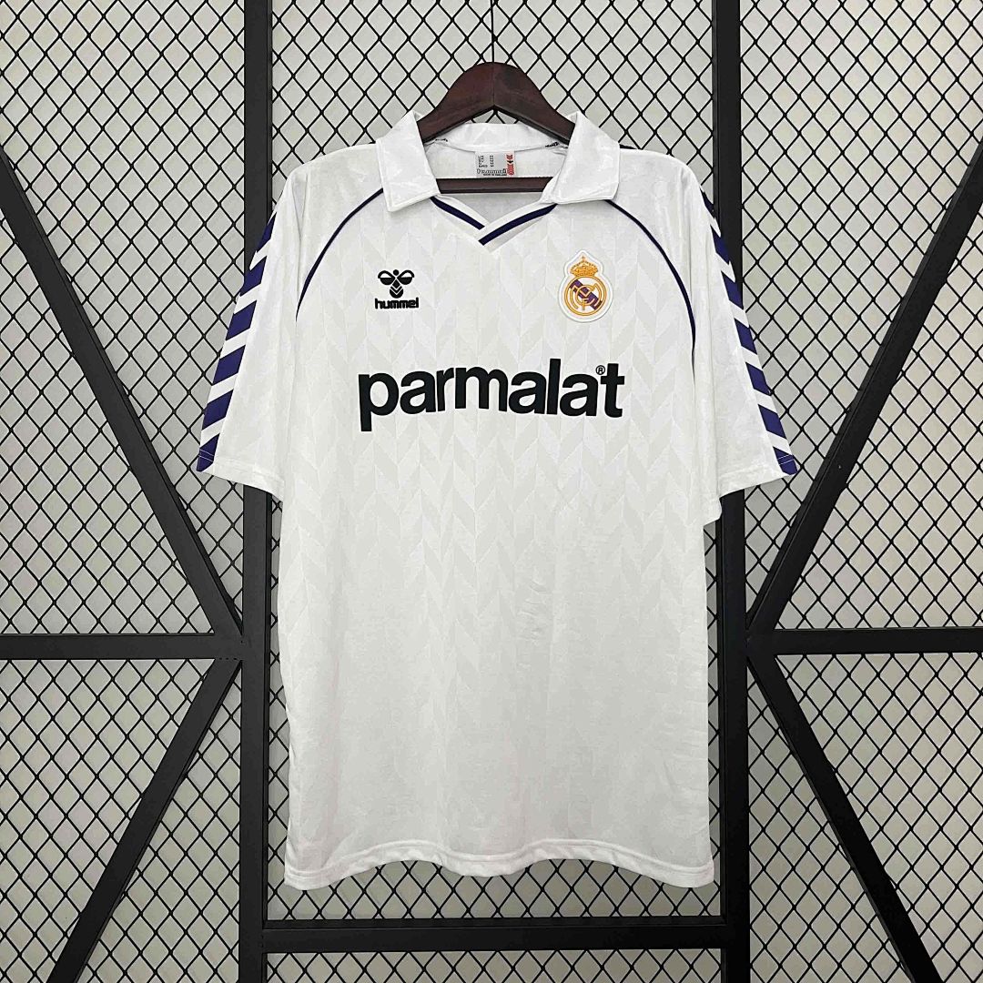 88-89 Real Madrid Home Retro Kit Vintage Shirt