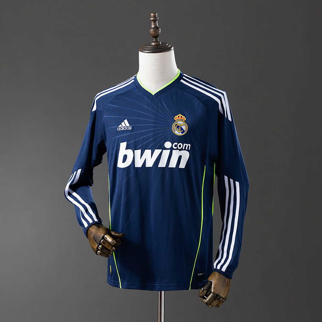 Real Madrid 10_11 Away Long Sleeve Retro Jersey S-XXL