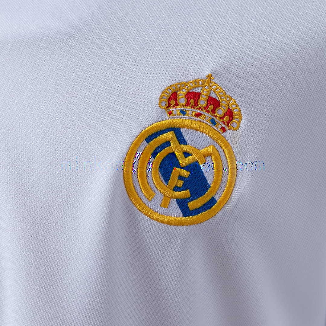 Real Madrid 2002_03 Home (UEFA Champions League) Long Sleeve Retro Jersey S-XXL 4
