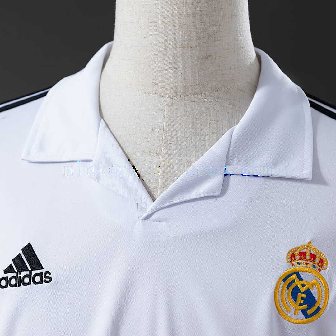 Real Madrid 2002_03 Home (UEFA Champions League) Long Sleeve Retro Jersey S-XXL 5