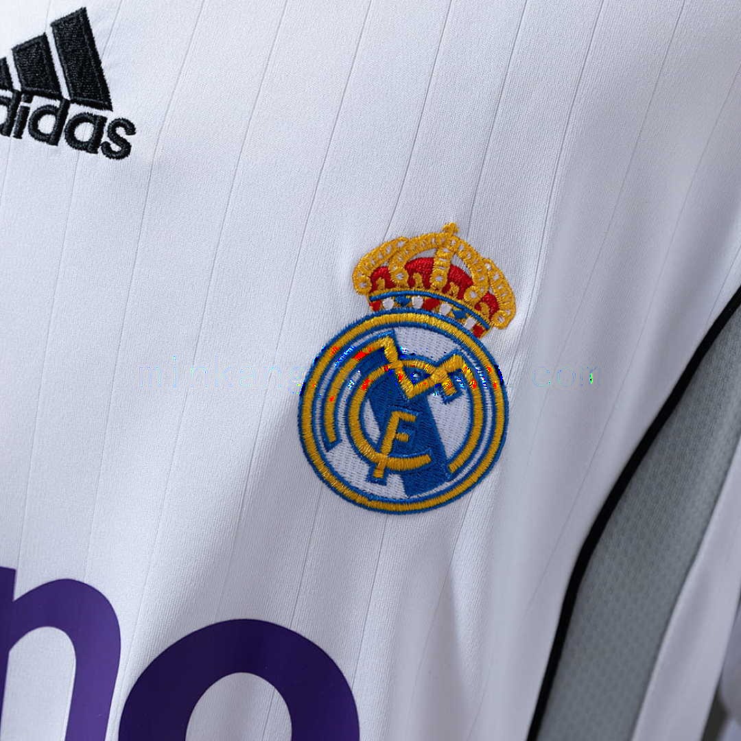 Real Madrid 2006_07 Home Long Sleeve Retro Jersey S-XXL 5
