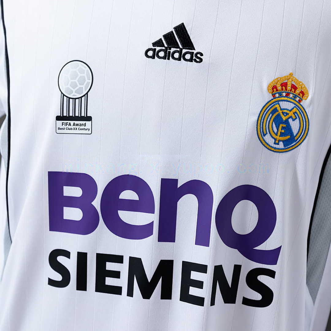 Real Madrid 2006_07 Home Long Sleeve Retro Jersey S-XXL 6