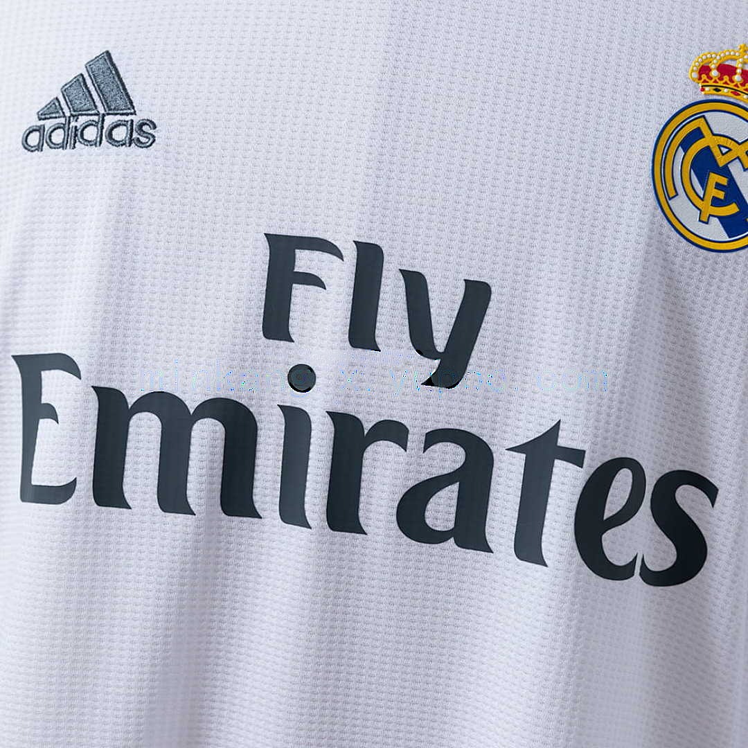 Real Madrid 15_16 Home Long Sleeve Retro Jersey S-XXL 6