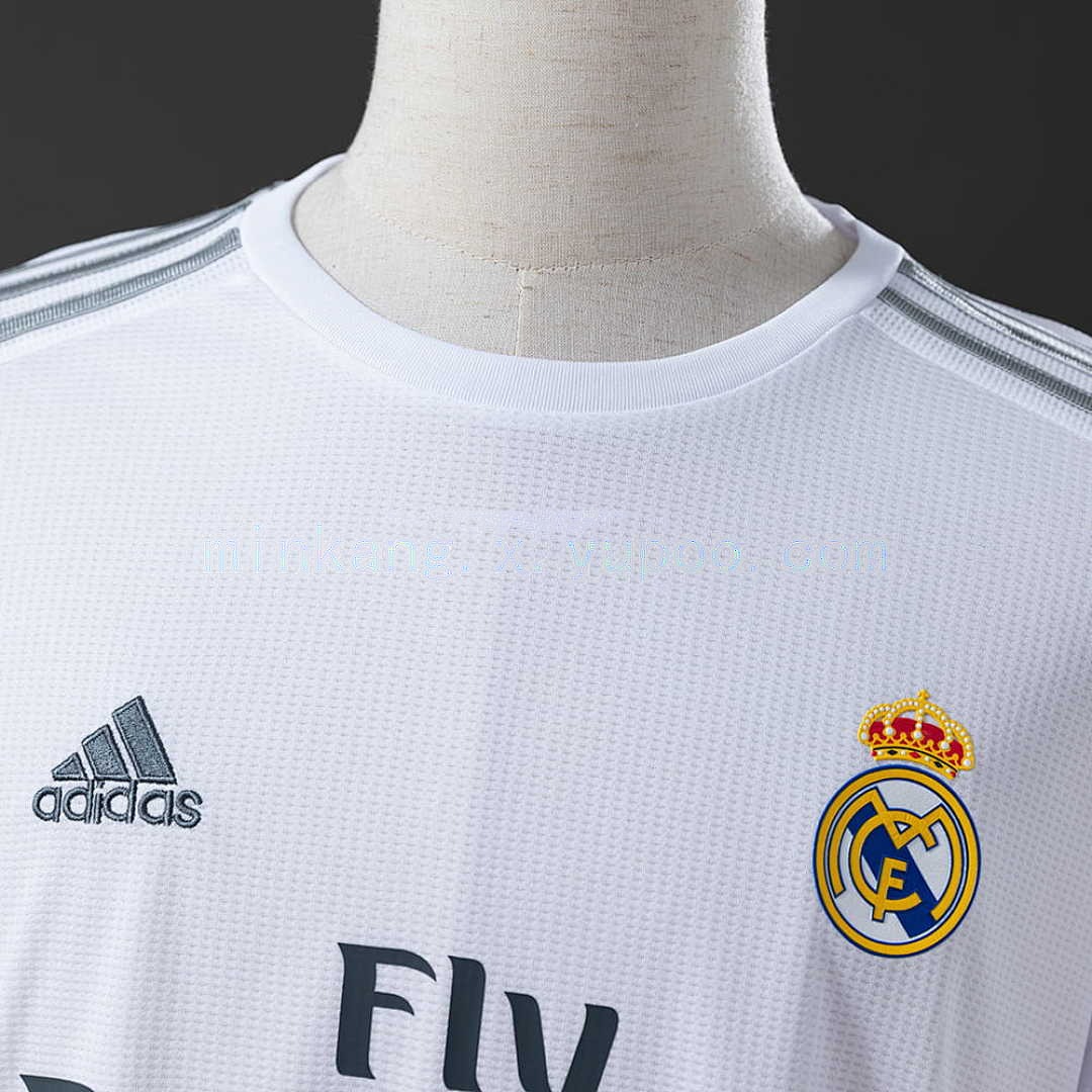 Real Madrid 15_16 Home Long Sleeve Retro Jersey S-XXL 7