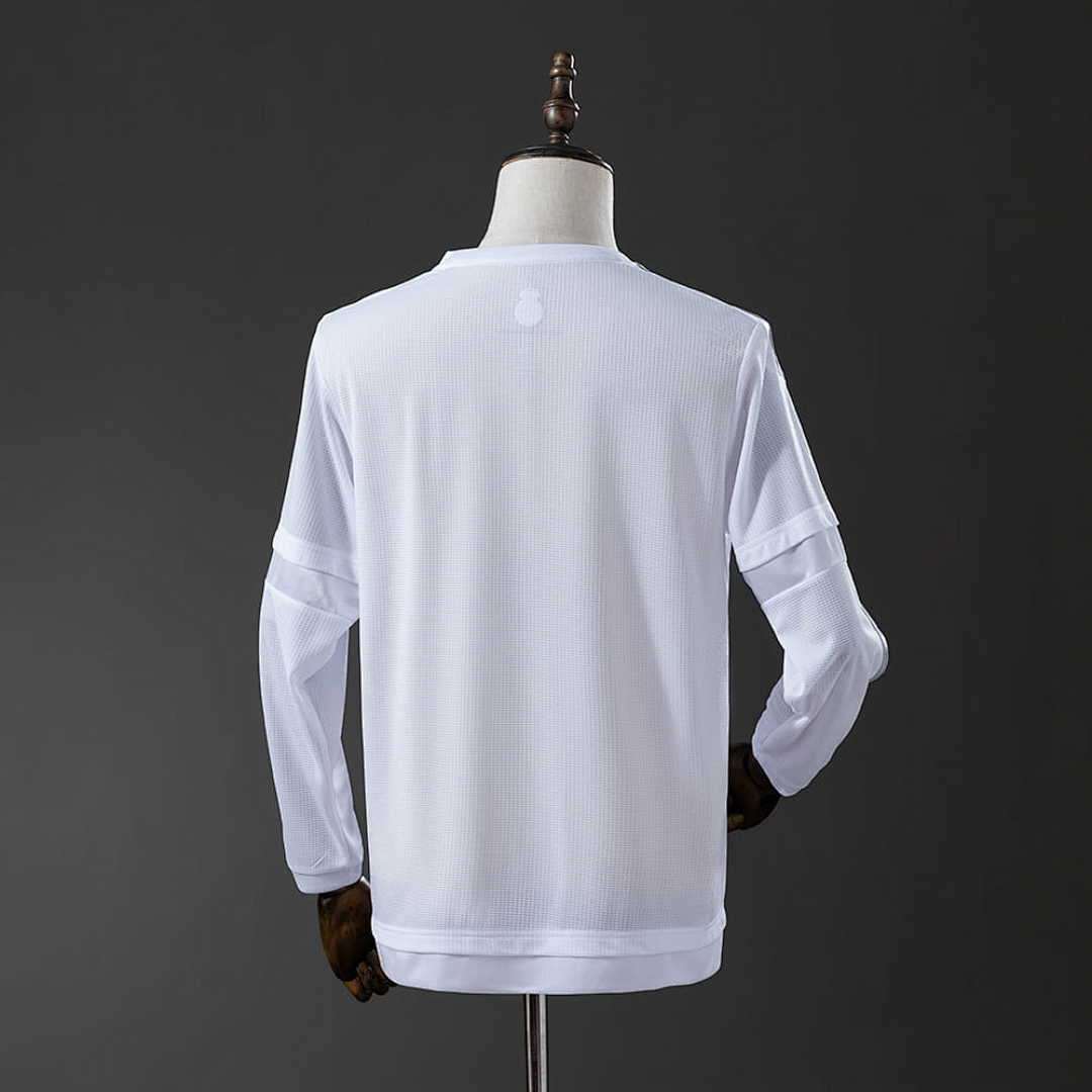 Real Madrid 15_16 Home Long Sleeve Retro Jersey S-XXL 8