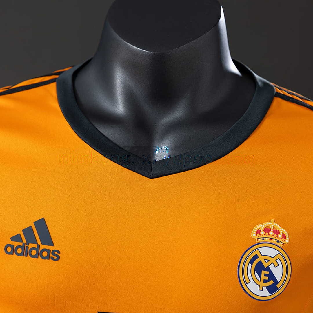 Real Madrid 13_14 Third Away Long Sleeve Player Version Retro Jersey S-3XL 7
