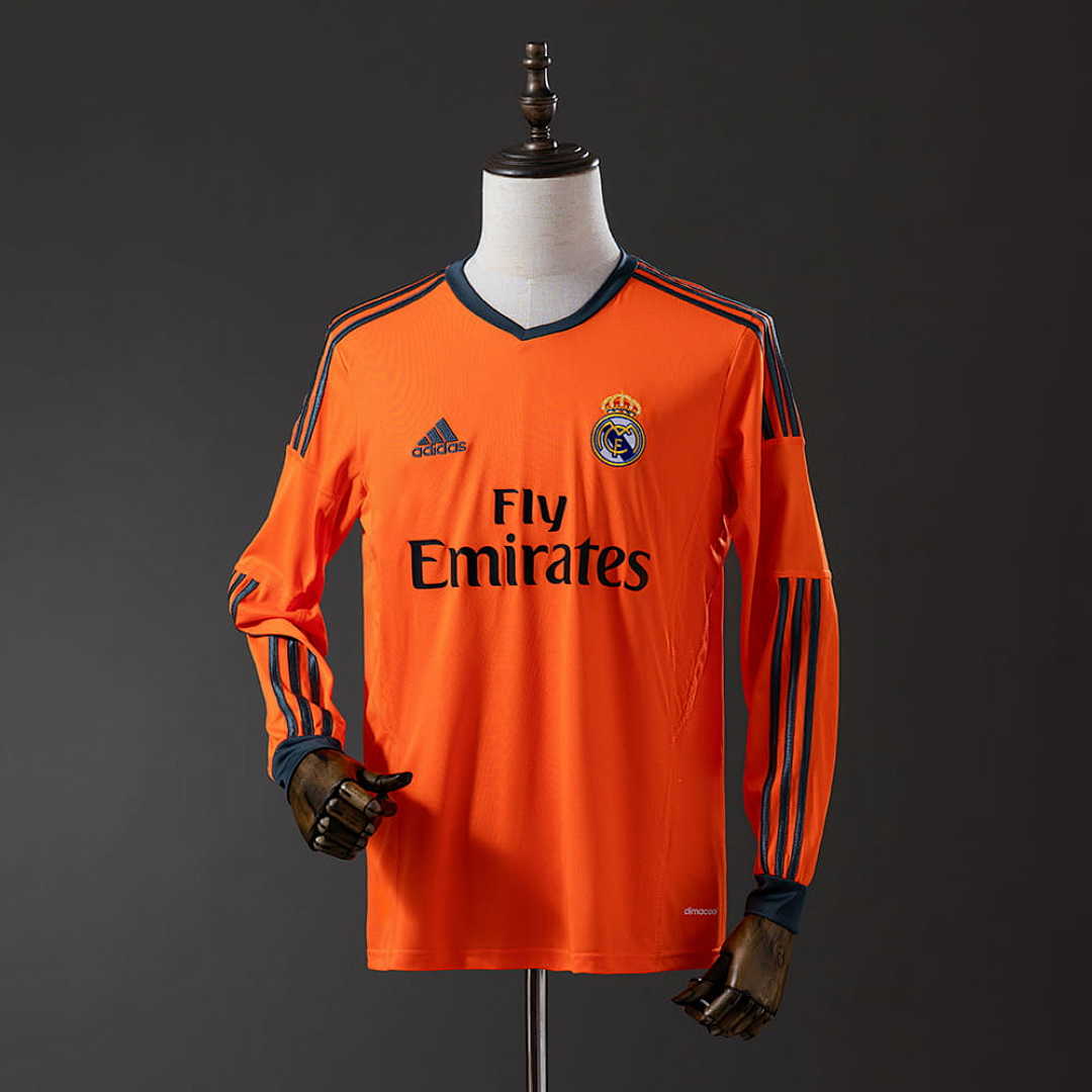 Real Madrid 13_14 Second Away Long Sleeve Retro Jersey S-XXL