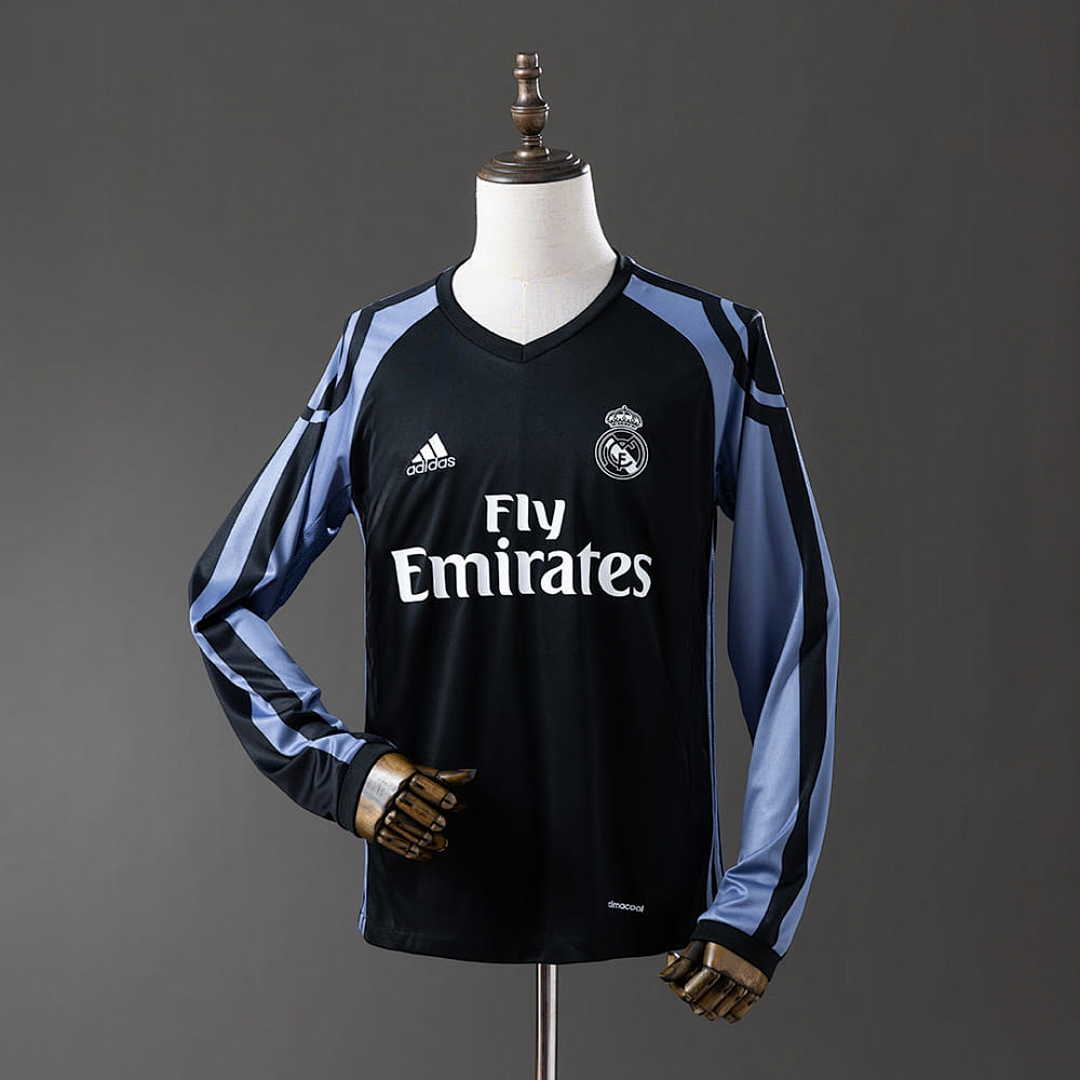 Retro Long Sleeve Real Madrid 16_17 Third Away S-XXL