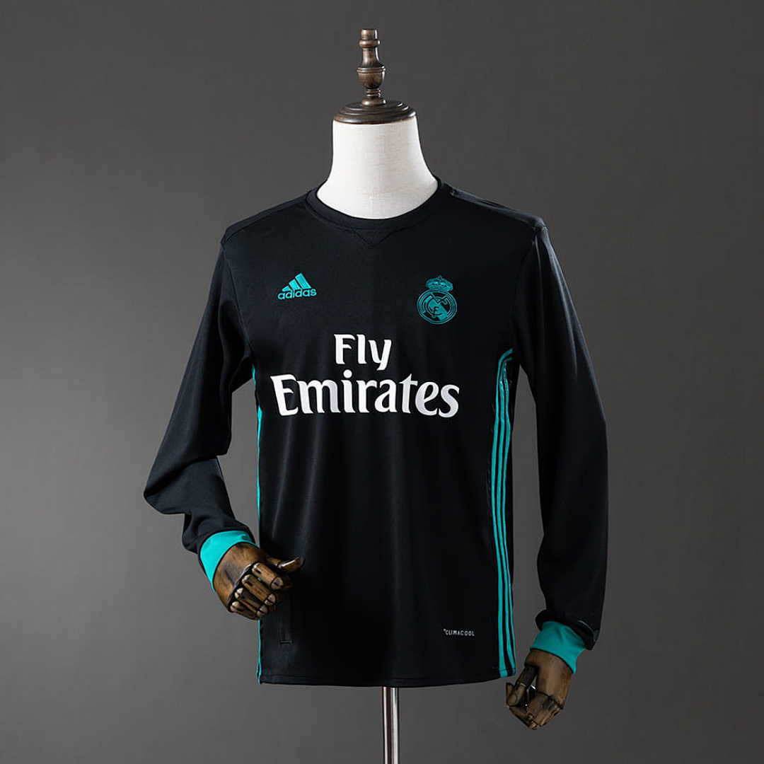 Retro Real Madrid 17_18 Away Long Sleeve S-XXL