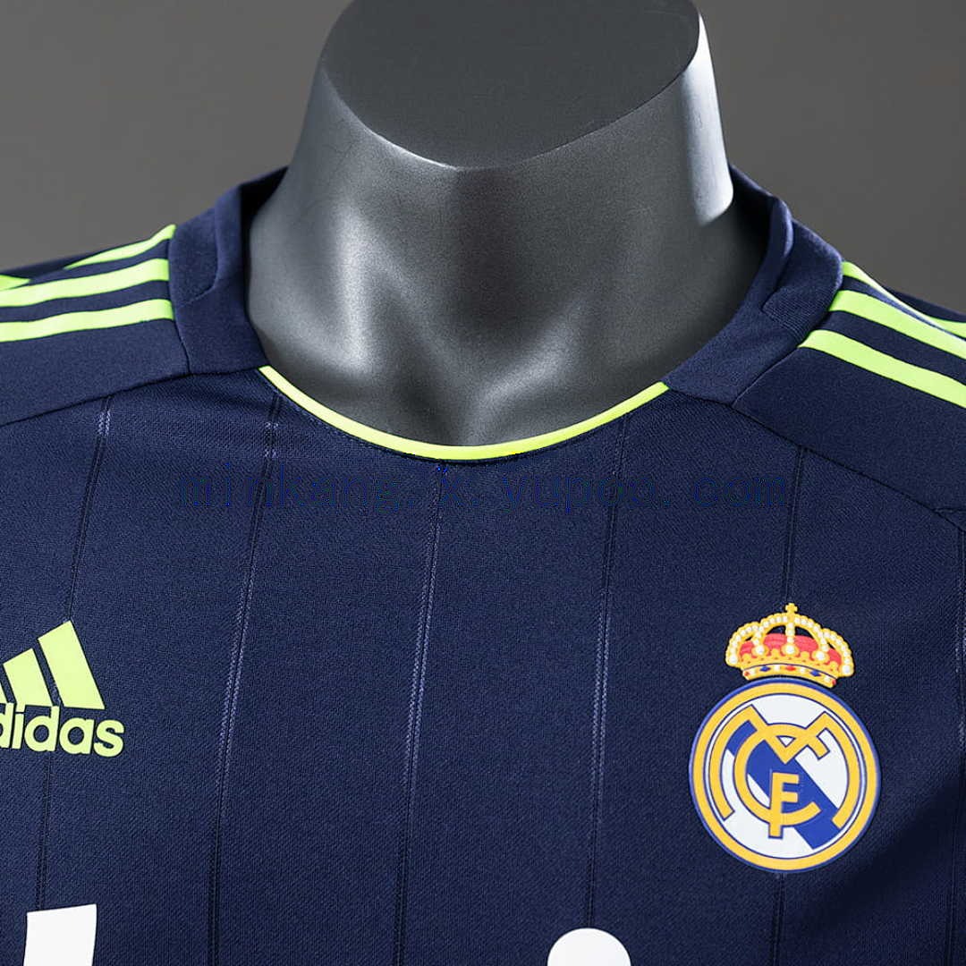 Real Madrid 12_13 Away Long Sleeve Player Version Retro Jersey S-3XL 7