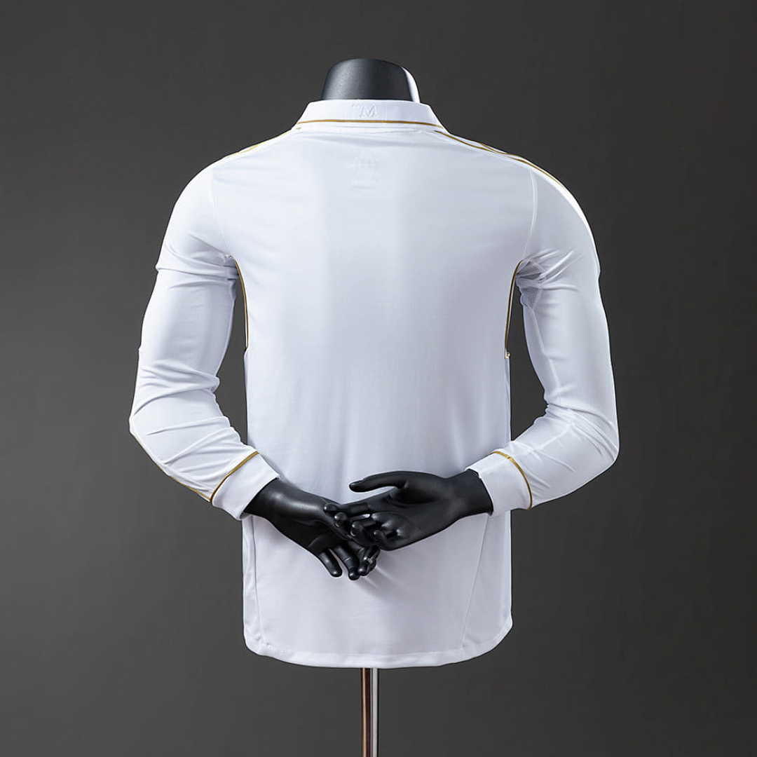 Real Madrid 11_12 Home Long Sleeve Player Version Retro Jersey S-3XL 7